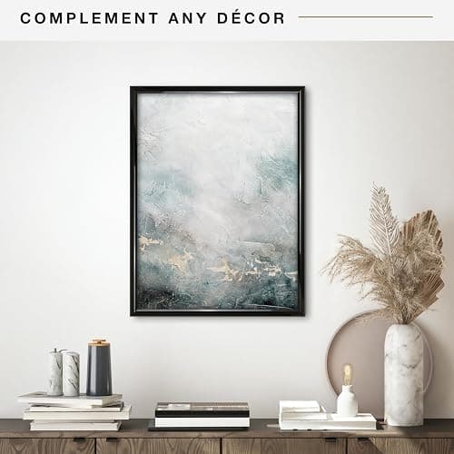 MCS Trendsetter 18x24 Poster Frame Black High-Gloss, Vertical & Horizontal Wall Hanging Large Picture Frame for Photos, Posters & Art Prints (1-Pack) thumbnail 4