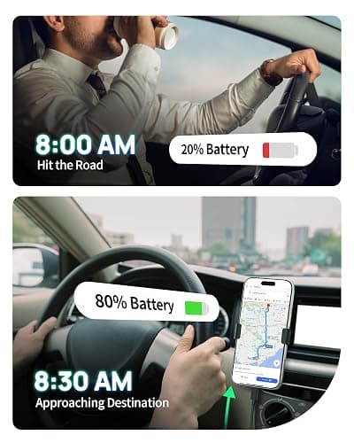 Car Charger USB C, 3 Port 67W Dual USB-C & USB-A Car Phone Charger Adapter | Fast Charging Cigarette Lighter Accessories, for iPhone 17/16/15/14/13/12/11 Pro Max,iPad, Galaxy S26/S25/S24,Pixel, Android thumbnail 5