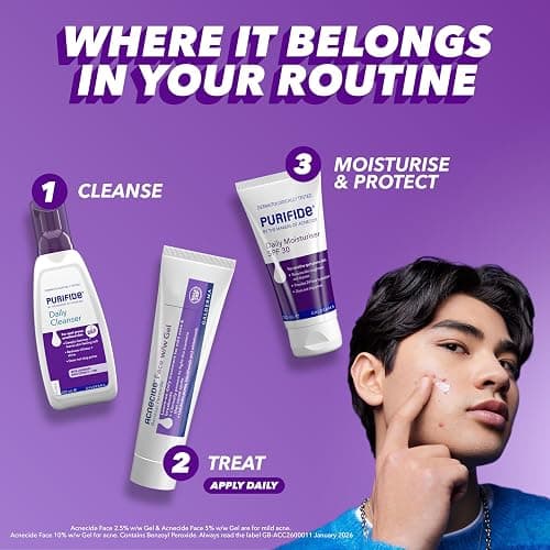 Acnecide Face Gel 5% Benzoyl Peroxide 15g thumbnail 7