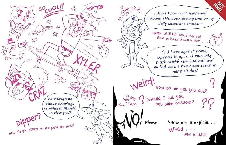 Gravity Falls: Don't Color This Book!: It's Cursed! thumbnail 2
