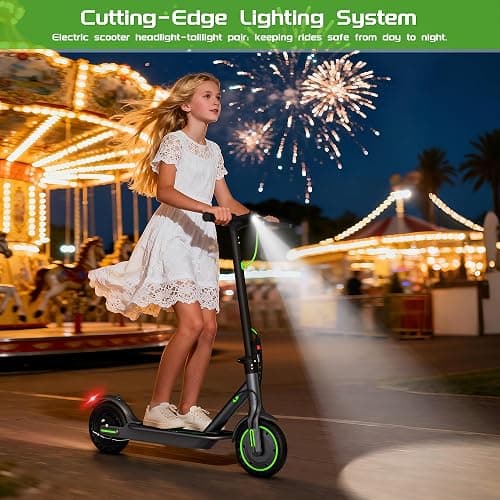 MAXSHOT Electric Scooter Adults & Big Kids, Top Speed 9/16/19/22MPH, 10/12/16/21/50Miles Range, 6.5"/8.5"/14" Tires Folding Commuter Escooter with Dual Suspension for Commuting, APP Control thumbnail 5