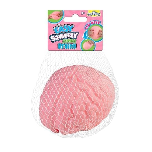 ORB Easy Sqweezy Jumbo Brainy - Squeeze This Big, Fun, Squishy, Slow Rising, Extra Soft Giant Brain for Stress Relief - Original Sensory / Fidget Novelty Toy and Gift for Kids and Adults thumbnail 7