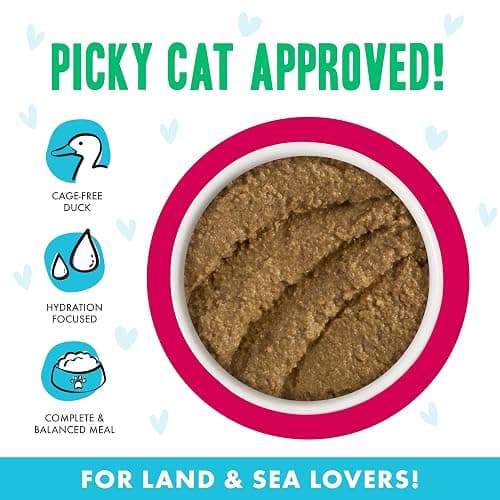 Weruva B.F.F. Play - Best Feline Friend Paté Lovers, Aw Yeah!, Duck & Tuna Trickster with Duck & Tuna, 5.5oz Can (Pack of 8) thumbnail 3