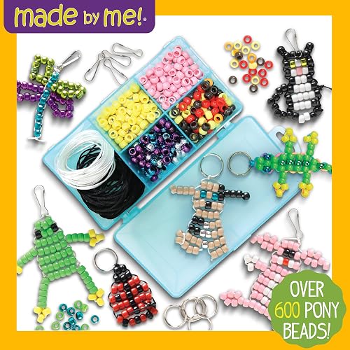 Made By Me Create Your Own Bead Pets by Horizon Group USA, Includes Over 600 Pony Beads, 6 Key Rings, Storage Box & Much More thumbnail 3