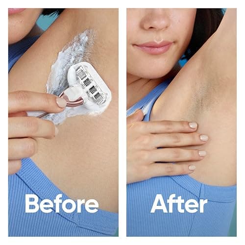 Gillette Venus Pro Smooth Sensitive Women’s Razor, 1 Handle & 3 Blade Refills - 5-Blade System, Sensitive Skin Protection, Reusable Metal Handle, Shower Holder thumbnail 7