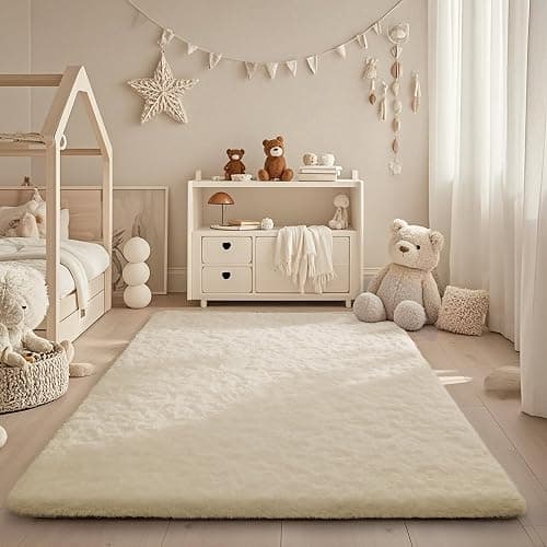 Ophanie 4x6 Cream White Rug - Image 1