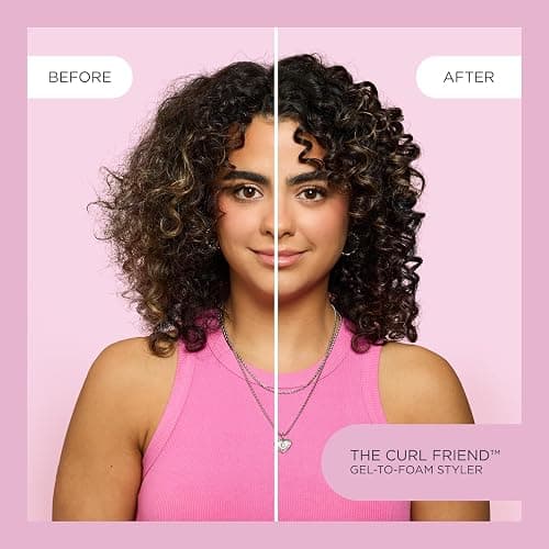 Cake Beauty Gel-to-Foam Styler, The Curl Friend – Volumizing & High Hold Gel to Foam - Flake Free Frizz Control - Infused with Coconut Oil & Shea Butter - For Curly Hair- 6.8 fl oz./ 200 mL thumbnail 3