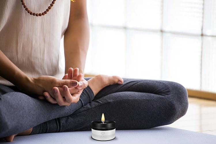 Lucir Store Healing Chakra Scented Candles Set with Surprise Wand | 7 Scented Candles with Chakra Crystals, Wand | E-Book Included thumbnail 6