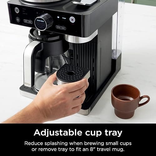 Ninja Espresso & Coffee Maker, Nespresso Capsule Compatible, Black, CFN601 | Barista System, 3 Espresso Brew Styles, Single-Serve Coffee, Built-in Frother, Espresso, Cappuccino & Latte Maker thumbnail 9