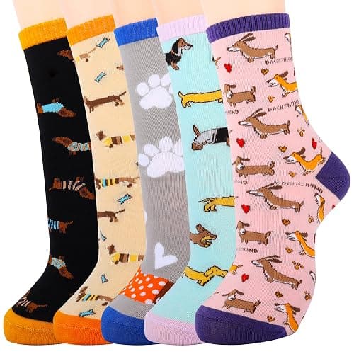 Jeasona Women's Cute Socks Funny Christmas Birthday Gifts for Women Mom Teenage Girls - Image 1