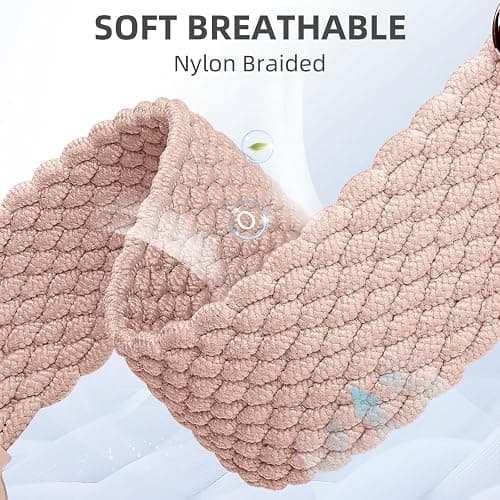 Mastten 4 Pack Braided Solo Loop Compatible with Apple Watch Straps 40mm 41mm 42mm 38mm Women Men, Stretchy Elastic Nylon Sport Strap for iWatch SE 3 2 1 Series 11 10 9 8 7 6 5 4 3 2 1 thumbnail 3