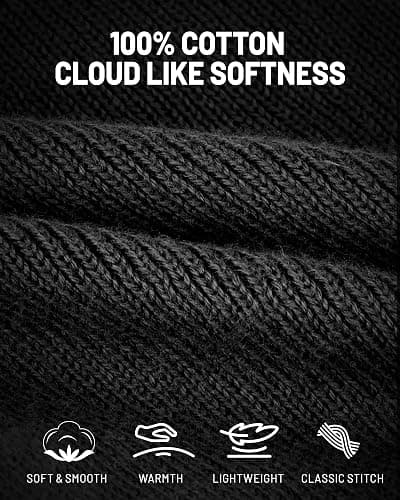 AOPREL Beanie with The Light, Unisex USB Rechargeable Headlamp Winter Knitted Cap Gifts for Men Dad Husband Him thumbnail 2