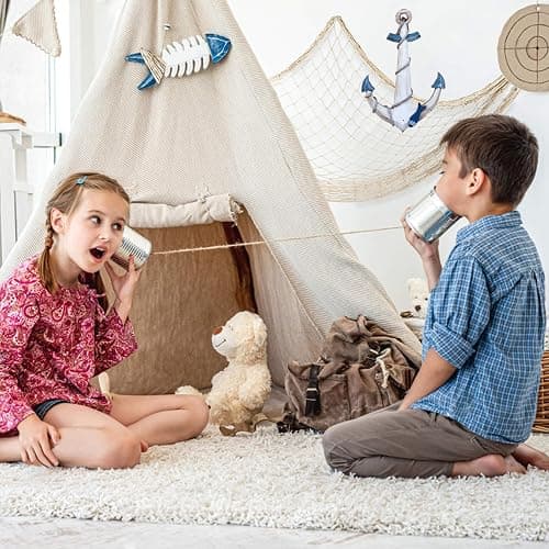 Sukh 2PCS Fish Net Decorative - Fish Net Decorations Decorative Netting Nautical Fishnet Table Runner Nets Netting Fishnet Ocean Party Rope Decoration thumbnail 7