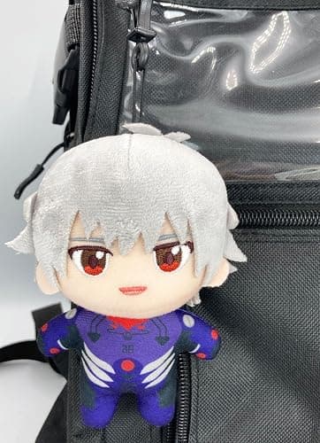 Great Eastern Entertainment Evangelion New Movie - Kaworu Nagisa (Plug Suit) Mini Plush Plush w/Hook Clip 4.5" thumbnail 2