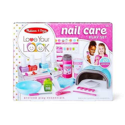 Melissa & Doug Love Your Look Pretend Nail Care Play Set – 20 Pieces for Mess-Free Play Mani-Pedis (Does NOT Contain Real Cosmetics), Pink thumbnail 6