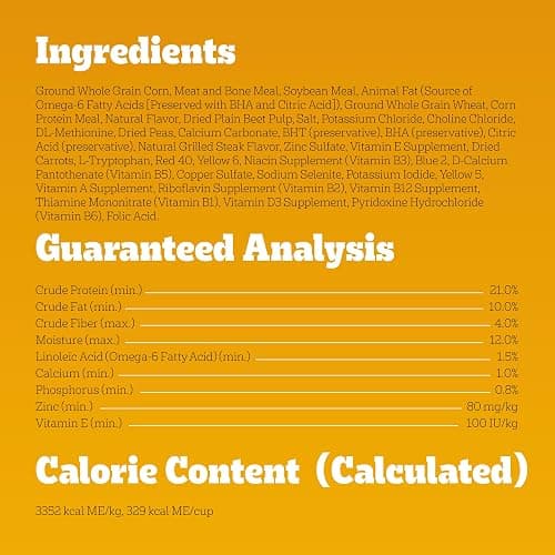 Pedigree Adult Dry Dog Food, Complete Nutrition, Grilled Steak & Vegetable Flavor, 18 lb. Bag thumbnail 9