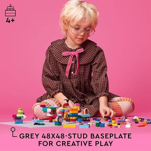 LEGO Classic Gray Baseplate Square 48x48 Stud Foundation to Build, Play, and Display Brick Creations, Great for City Streets, Castle, and Mountain Scenes, 11024 thumbnail 2
