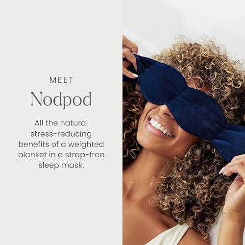 Nodpod Gentle Pressure Sleep Mask | Patented Light Blocking Design for Sleeping, Traveling & Relaxation - Midnight thumbnail 2