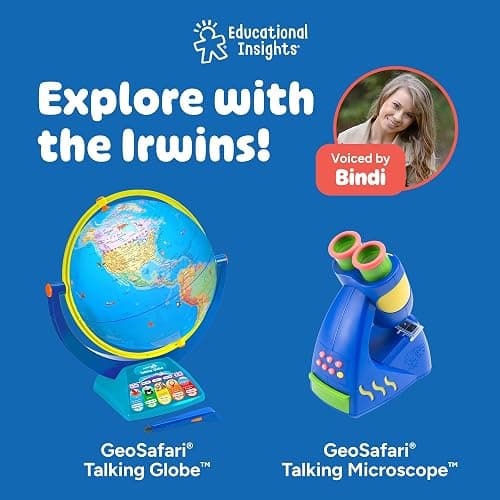 Educational Insights GeoSafari® Jr. Talking Wildlife Camera™ Featuring Robert Irwin - Preschool Science Toys for Little Kids, Toddler STEM Toys, Gifts for Boys & Girls Ages 4+ thumbnail 7