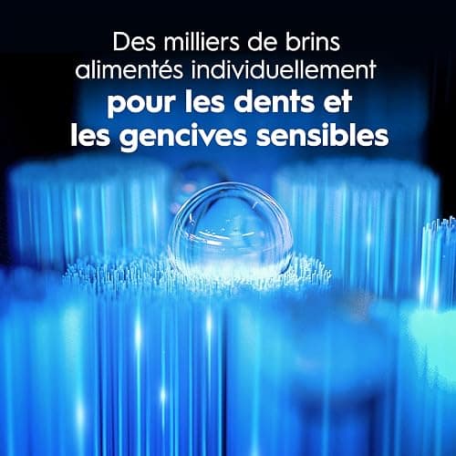 Oral-B Brosse A Dents Electrique iO 3 Noire, 3 Modes De Nettoyage Dont Blancheur, Brossage Silencieux, Capteur De Pression, Brossette De Rechange Oral B, Embout Rond, Chargeur, Etui De Voyage thumbnail 11