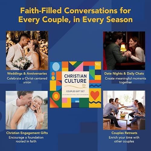 Kulture Games Christian Couples Card Game - 133 Faith-Based Conversation Cards with 2 Gratitude Notebooks + Date Night Adventures - Couples Game for Adults, Wedding Set thumbnail 5