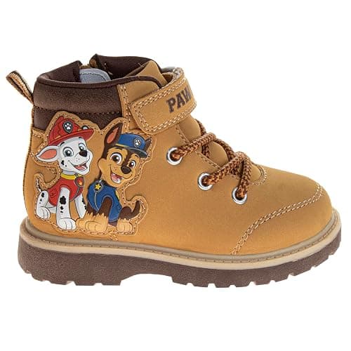 Josmo Character Kids Frozen Minnie Mouse Cars Paw Patrol SpiderMan Boots for Boys Girls Workboot Construction Boot Trekking Walking Hiking Climbing for Kid Size 7-10 Toddler / 11-12 Little Kid thumbnail 2