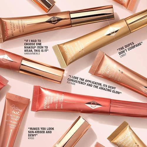 Charlotte Tilbury Beauty Light Wand Liquid Highlighter Makeup - Soft-Focus Highlighter & Blush for Cheeks - Pearlescent, Weightless Radiant Finish thumbnail 9
