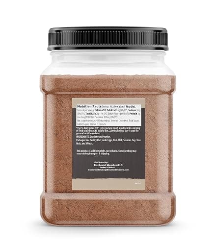 Birch & Meadow 1 lb of Dutch Cocoa Powder, Cookies & Cakes, Chocolate Flavor thumbnail 2