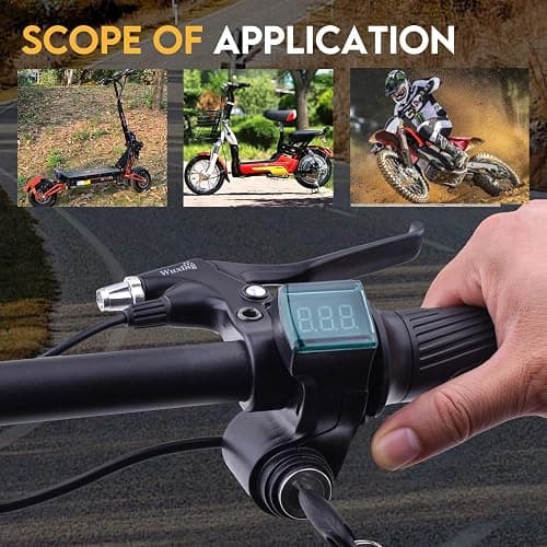Universal 12V-96V Anti-Theft Ebike Key Ignition LED Voltmeter Key Switch | Fits 7/8" (22mm) Handlebar, Digital Voltage Display Battery Monitor, Simple 3-Pin Wiring, Key Ignition for Ebike E-Scooter thumbnail 7