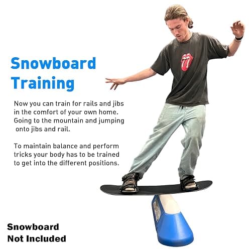 Flowboard Snowboard Trick Training System Develops Skills for Rails and Jibs Durable and Strong Parts to Complete Kit Available thumbnail 2