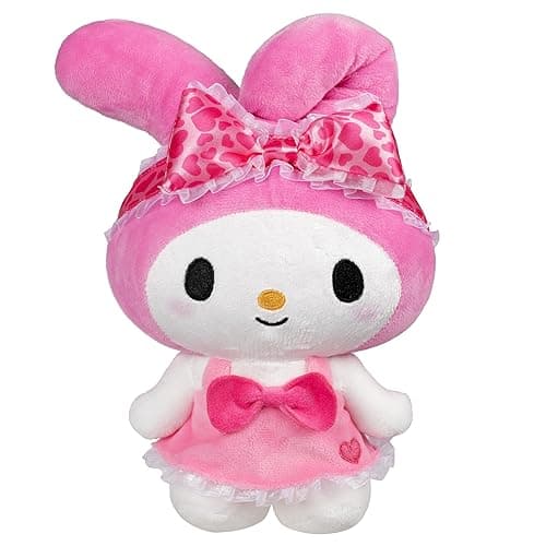 Jazwares Hello Kitty® and Friends - 8-Inch My Melody™ Pajama Party Plush - Officially Licensed Sanrio® Product from Ages 6+ - Image 1