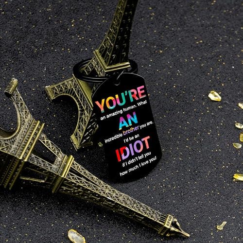 Big Brother Gifts Brother Birthday Gifts from Sister Little Sentimental Brothe Keychain Gift for Brothe-in-Law Adults Christmas Stocking Stuffers Valentine Graduation Present for Him Male thumbnail 4