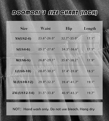 DooMoni Women's High Waisted Floral Mini Skirt Drawstring Boho Print Ruffle Summer Short Skirts thumbnail 7