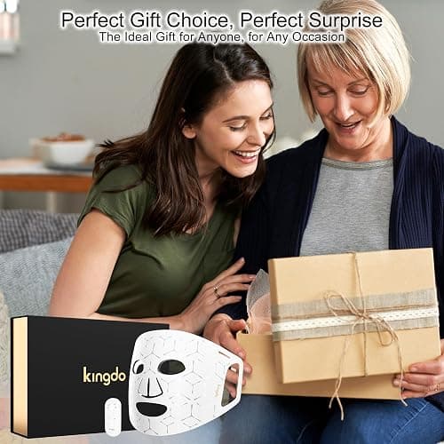 Red Light Therapy for Face, 4 Modes LED Face Mask Infrared Light Therapy with Remote, Portable and Rechargeable Design with Timer Function for Home Use thumbnail 8