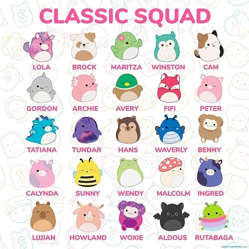 Original Squishmallows Squishy Stickers, Sticker Book of Your Favorite 'Mallows, Cute Stickers for Kids, Fun School Supplies, Classroom Prizes and Incentives, Cool Stuff for Gift Baskets thumbnail 4