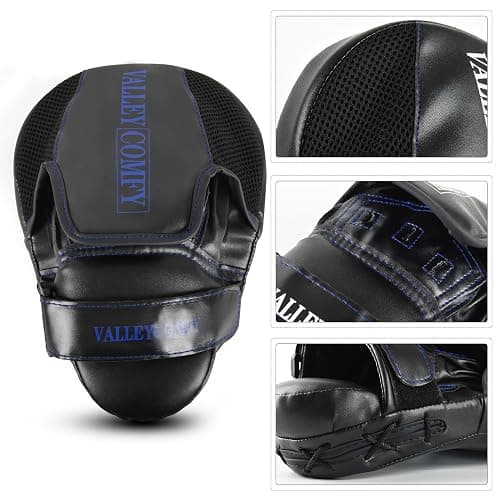 Valleycomfy Boxing Punching Mitts,Boxing Pads Mitts for Men,Ideal for Boxing Training,Kickboxing,Martial Arts thumbnail 4