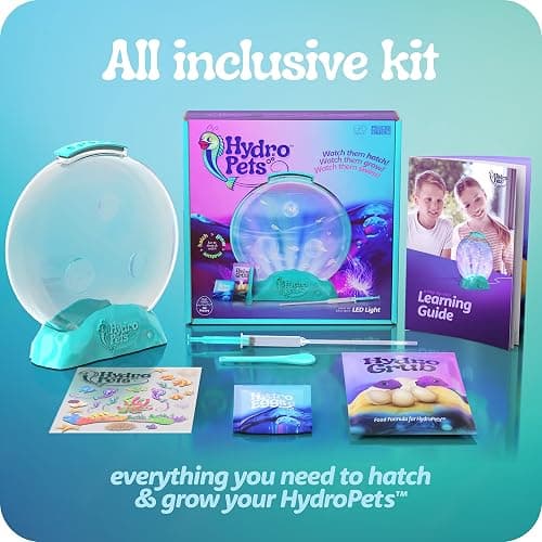 HydroPets Live Sea Pets Habitat Kit, Light Up Tank - Science Experiments Kits - Educational STEM Kids Toys for Boys & Girls Age 6, 7, 8, 9, 10-12+ Year Old Toy Gifts - Hatch & Grow Aquatic HDROPT thumbnail 3