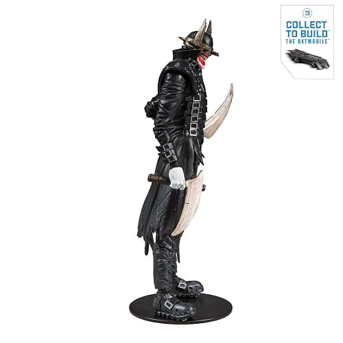 McFarlane Toys DC Multiverse Batman Who Laughs Action Figure with Build-A Rebirth Batmobile (Piece 3) thumbnail 6