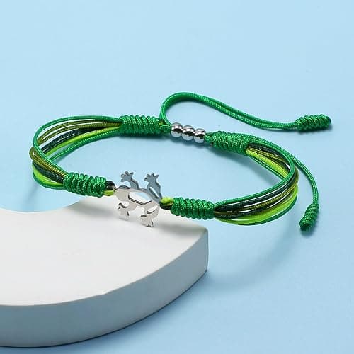 HARACRAFT Cute Animals Bracelet, Luck and Protection Gift, Tibetan Bracelet, Surfer String Wrap Bracelet for Men, Women, Forever Love Friendship Bracelet thumbnail 2