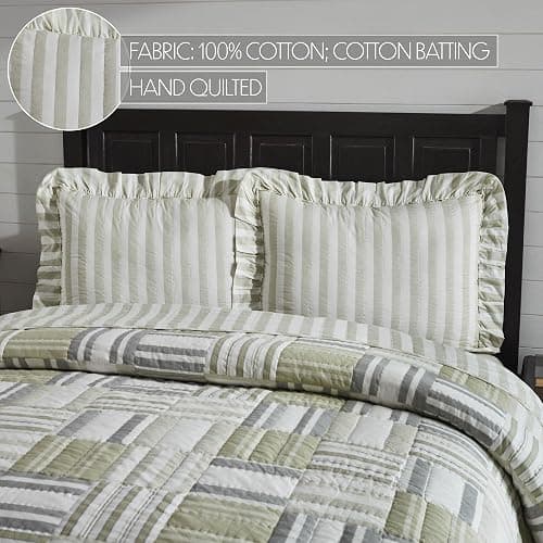 VHC Brands Finders Keepers 3 Piece Quilt Set (1 Queen Quilt, 2 Standard Shams) thumbnail 5
