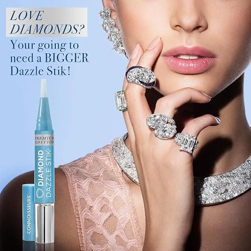CONNOISSEURS Diamond Dazzle Stik - Portable Diamond Cleaner for Rings and Other Jewelry - Bring Out The Sparkle in Your Diamonds and Precious Stones thumbnail 3