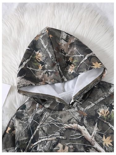 RoseSeek Girl's Number Camo Hoodies Long Sleeve Oversized Sweatshirts Hoodie Pullovers Streetwear Trendy thumbnail 3