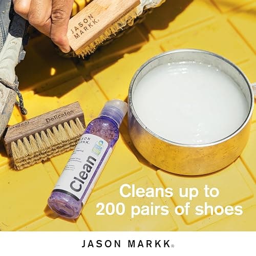 Jason Markk Deep Cleaning Solution, Shoe Cleaner, Cleans & Conditions, Sneaker Care, Ideal for Footwear, Safe for Leather, Suede, Nubuck, Cotton, Knits, 8oz thumbnail 7