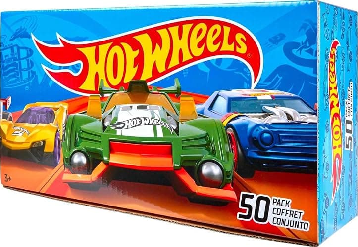 Hot Wheels Toy Cars & Trucks, 50-Pack of 1:64 Scale Vehicles, Individually Packaged (Styles May Vary) (Amazon Exclusive) thumbnail 7