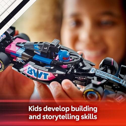 LEGO Speed Champions BWT Alpine F1 Team A524 Race Car Toy - Building Set for Kids, Boys & Girls, Ages 10+ - Toy Car for F1 Fans - Gift Idea for Birthday - 77248 thumbnail 5