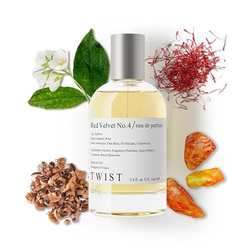 Twist - Red Velvet No. 4 - Eau De Parfum Inspired by MFK Baccarat Rouge 540, Long-Lasting Perfume For Women & Men, Paraben Free, Vegan, Clean Ingredients, Unisex - Spray 100 ml | 3.4 fl. oz. - Image 1