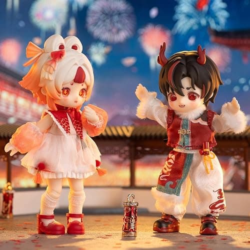 CALEMBOU BJD Blind Box, 1/12 Cute NAGI The Untrammeled Traveler Series BJD Doll, 5.5 Inches Collectable Action Figure for Birthday Gifts (Nagi-XYY-1box) thumbnail 5