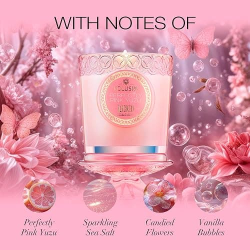 Voluspa Wicked Collection Glinda Perfectly Pink Yuzu Classic Citrus Candle, 8.5 oz, Scented Candles for Home, 60 Hour Burn Time, Handmade in The USA thumbnail 3