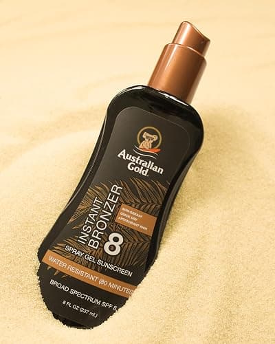 Australian Gold Spray Gel Sunscreen with Instant Bronzer SPF 8, 8 Ounce thumbnail 4
