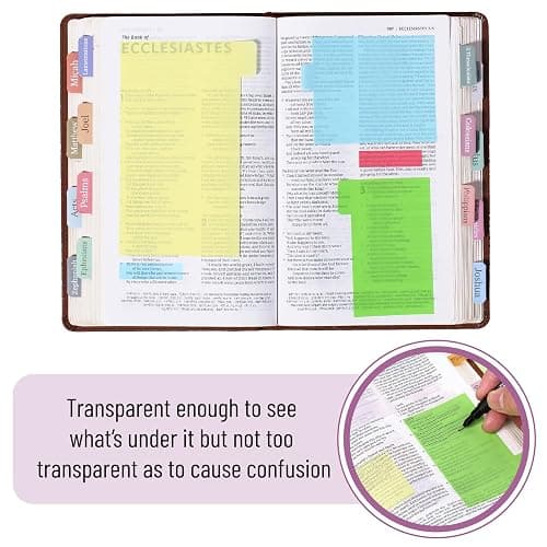 Mr. Pen- Sticky Note Set, 380 Pack, Pastel Colors, Transparent Sticky Notes Tabs, Divider, Christmas Gift thumbnail 5
